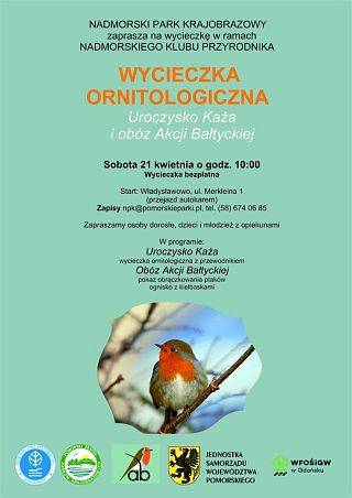 Wycieczka ornitologiczna - uroczysko Każa i obóz Akcji Bałtyckiej grafika