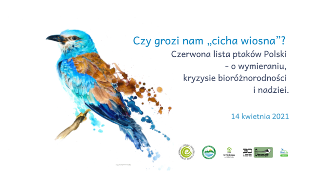 Czy grozi nam „cicha wiosna”? Czerwona lista ptaków Polski - o wymieraniu, kryzysie bioróżnorodności i nadziei. grafika