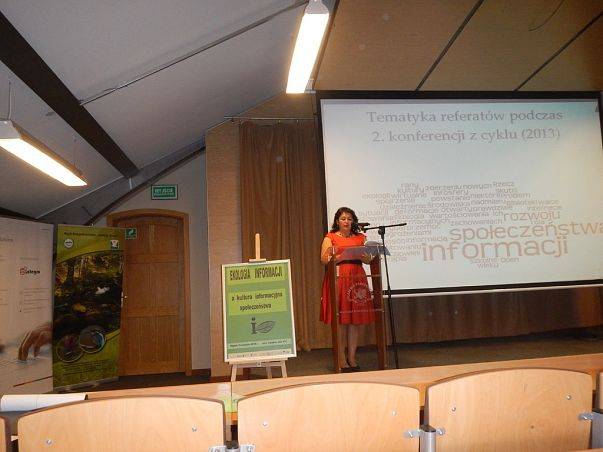 Po raz kolejny uczestniczyliśmy  w ogólnopolskiej konferencji "Ekologia informacji" grafika